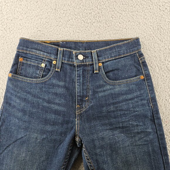 Levis 512 Slim Taper Jeans Mens 29x30 Blue Denim Levi's Flex Stretch Comfort Fit - Picture 2 of 16